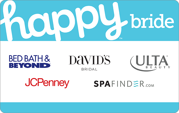 happy bride gift card